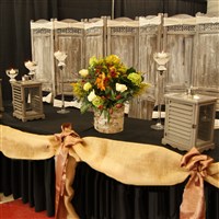 Bridal Show 
Rustic Decor