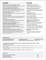Evening Menu Page 2 of 2		